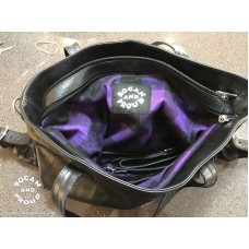 Purple handbag